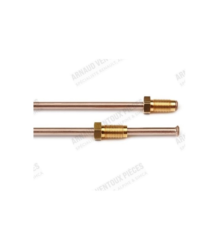 Kit x8 copper brake pipes - Original assembly with pressure drop indicator (ICP) - A110.SC/SI/SX - 2