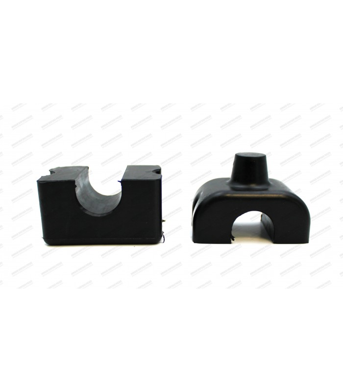 Lot De 4 Patins Caoutchouc Pour Cric élévateur - 120 X 17 Mm, Trou 11 Mm, Protection Châssis Et Cric