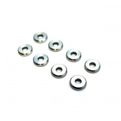 Kit de x8 rondelles inox pour silentbloc caoutchouc entre carburateur et pipe d'admission - 1