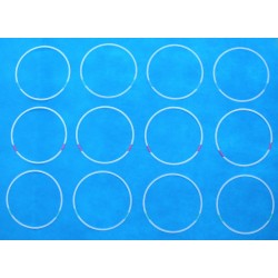 Packet of 12 paper sleeve base gaskets - 1