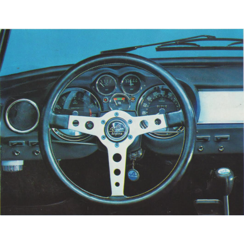 Sheet metal support for 3 pressure gauges and 2 dashboard lights (Height 110mm) - From 04/1968 - ref 600001187 - 2