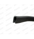 Black rubber seal in "U" shape (sold by the meter) - 1
