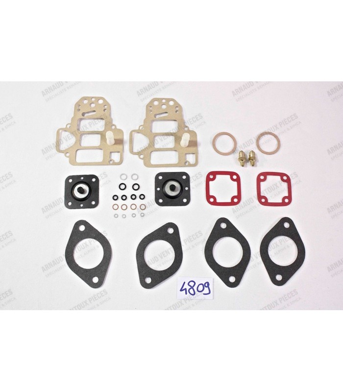 Gasket set for 2 carburettors with needles 1.5 - Weber 40DCOM - 1