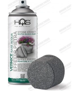 Peinture en bombe pour coffre Avant ou compartiment Moteur "Effet Pierre - Gris Foncé" - 1