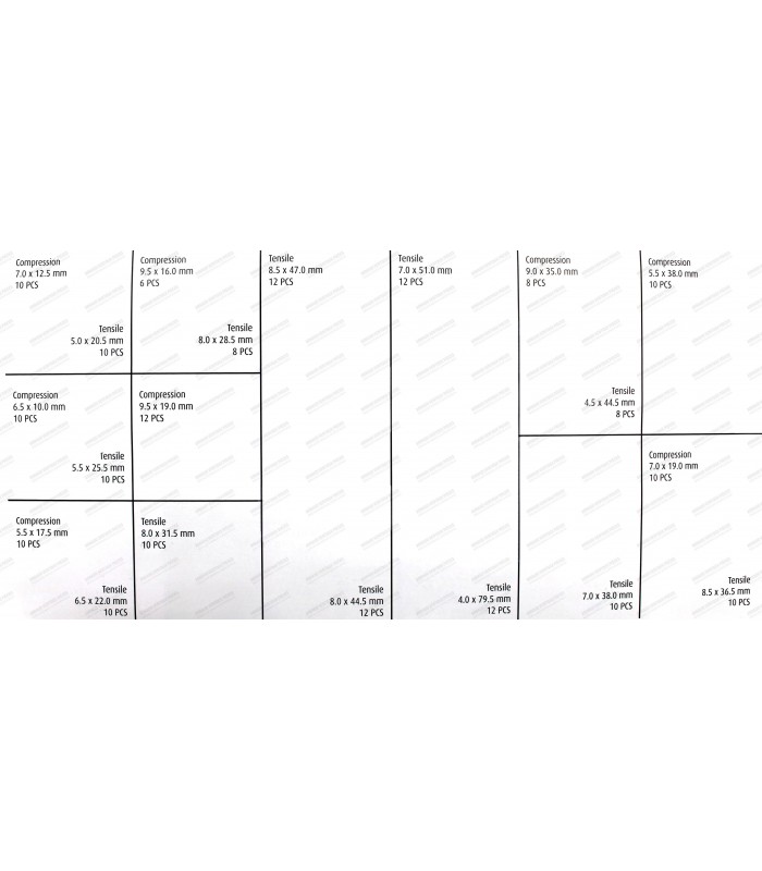 Assortiment de Ressorts (200pces) - 2