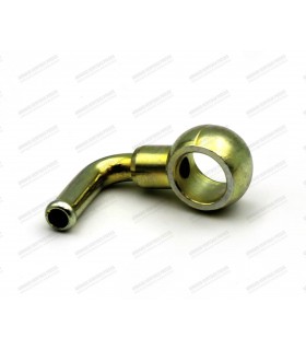 Raccord banjo simple coudé à 90° pour raccord d'essence de carburateur Weber 40 / 45 DCOE - 1