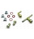 Banjo fitting kit "T" + 90° elbow with screws, gaskets and clamps - Weber 40 / 45 / 48 DCOE carburetor - 2
