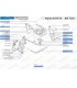 Durite de refroidissement moteur : Tube de liaison coudé collecteur d'admission / "T" liaison vers carburateur - Réf 7700267193