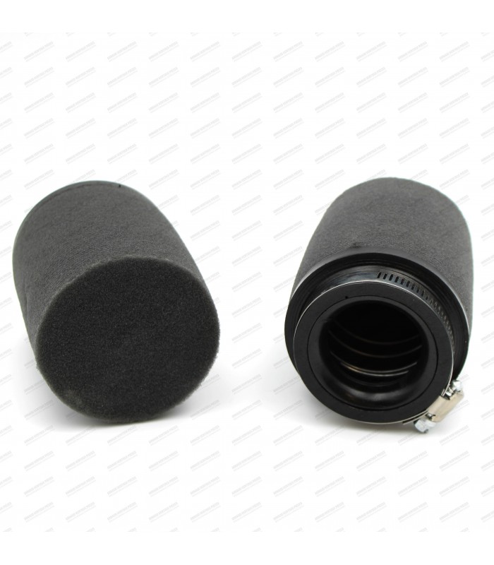 High performance filter pair for air intake horn for Weber DCOE 40 carburetor - 1