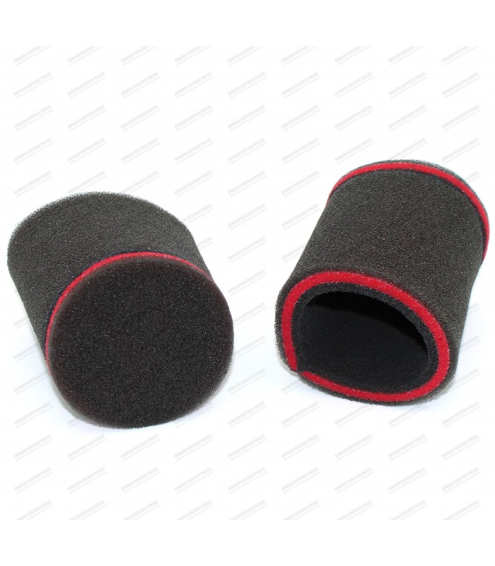 Paire de Filtre " chaussette " universel pour cornet/trompette d'admission d'air - 2