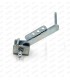 Accelerator pedal lever to be welded on the chassis with grease nipple and bronze bushing - 1