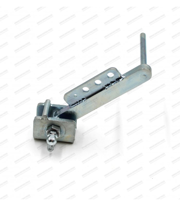 Accelerator pedal lever to be welded on the chassis with grease nipple and bronze bushing - 1