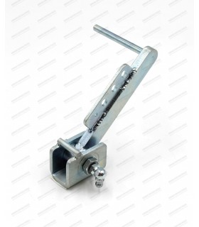 Accelerator pedal lever to be welded on the chassis with grease nipple and bronze bushing - 2