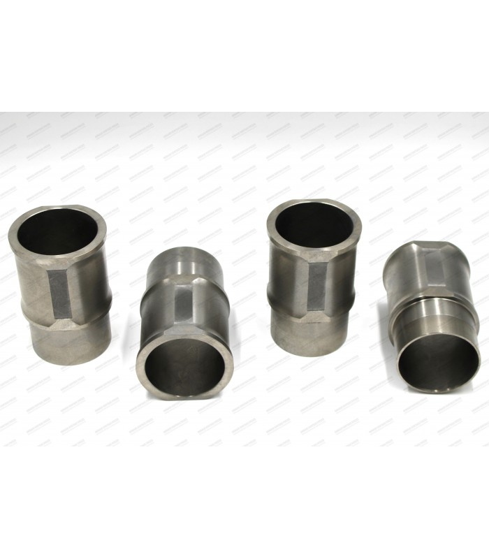 Set of 4 bare "GL Cast Iron" liners with base for O-ring (R18 Turbo Block) - Ø 77.8mm (1596cm³ Engine) - 1