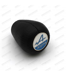 Pommeau de levier de vitesse avec pastille "Alpine" - A110 - 1