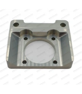 Cale aluminium pour fixation des chapes d'étrier de frein avant (pour montage type gros frein) - R8 / A110 - Réf 6000001386 - 1