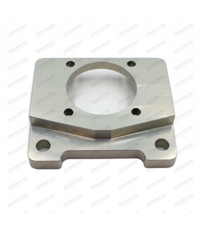 Cale aluminium pour fixation des chapes d'étrier de frein avant (pour montage type gros frein) - R8 / A110 - Réf 6000001386 - 2