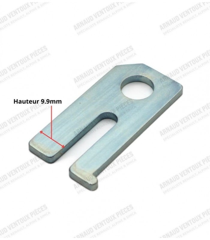 Cale de réglage pour hauteur de crémaillère - Hauteur 9.90mm - Réf 7700555564 - 1