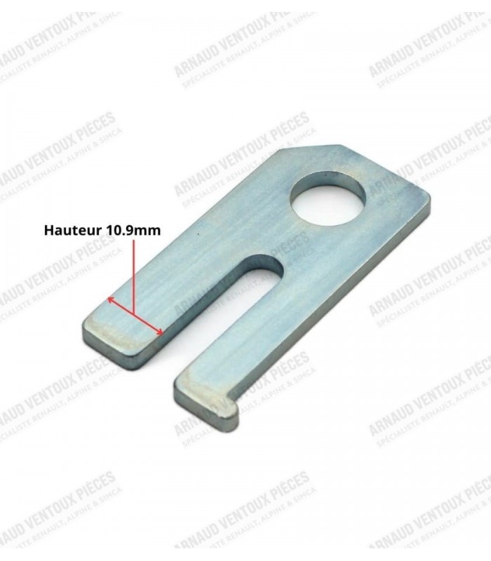 Cale de réglage pour hauteur de crémaillère - Hauteur 10.90mm - Réf 7700555565 - 1