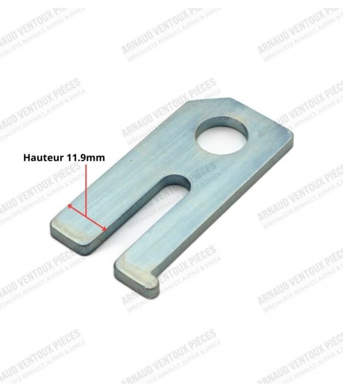 Cale de réglage pour hauteur de crémaillère - Hauteur 11.90mm - Réf 7700555566 - 1