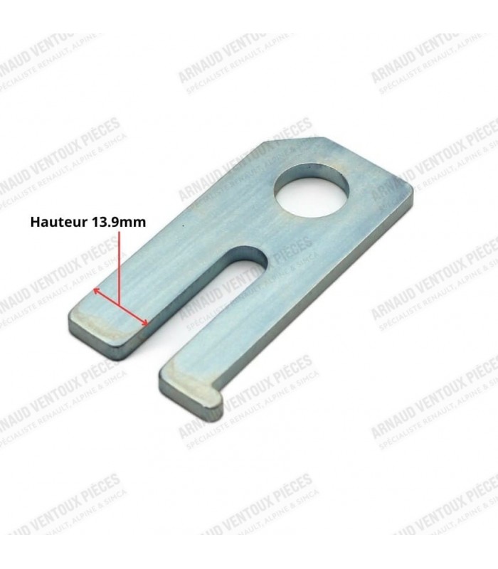 Cale de réglage pour hauteur de crémaillère - Hauteur 13.90mm - Réf 7700555568 - 1