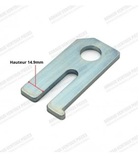 Cale de réglage pour hauteur de crémaillère - Hauteur 14.90mm - Réf 7700555569 - 1