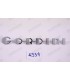 Chrome "Gordini" logo rear apron - ref 8528165 - 1