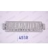 Plastic renault logo with rear cover clips - ref 8529320 - 1