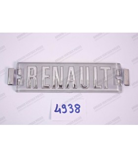 Plastic renault logo with rear cover clips - ref 8529320 - 1