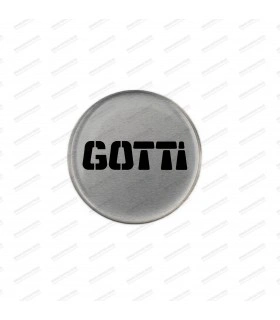 Pastille autocollante GOTTI alu  pour cache plastique 64,5mm - 1