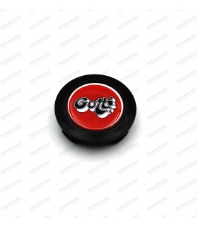60mm plastic wheel center cap with GOTTI italic sticker - 1