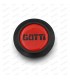 60mm plastic wheel center cap with red GOTTI badge - 1