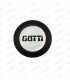 60mm plastic wheel center cap with GOTTI aluminum badge - 1