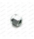 Zinc-plated steel 6-sided wheel nut (Through) - 90° cone - M12x125 - 1