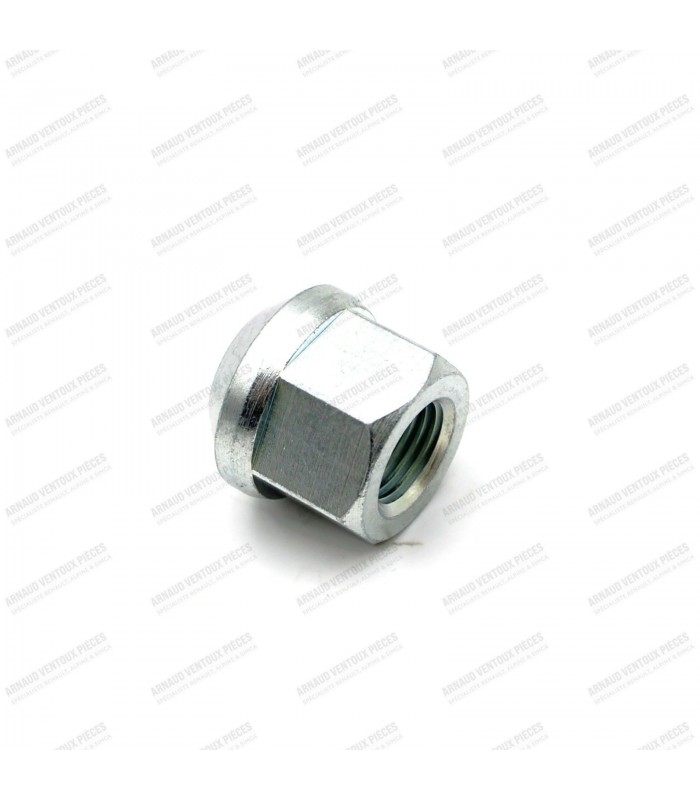 Zinc-plated steel 6-sided wheel nut (Through) - 90° cone - M12x125 - 1
