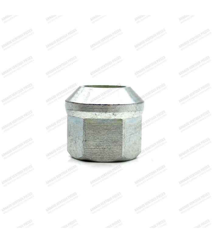 Zinc-plated steel 6-sided wheel nut (Through) - 90° cone - M12x125 - 2