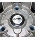 60mm plastic wheel center cap with GOTTI aluminum badge - 3