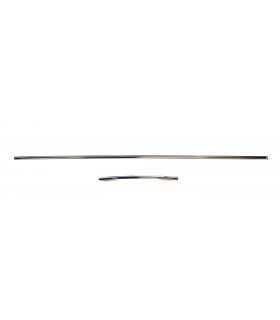 Polished stainless steel bonnet and nose strip - A110 - 1