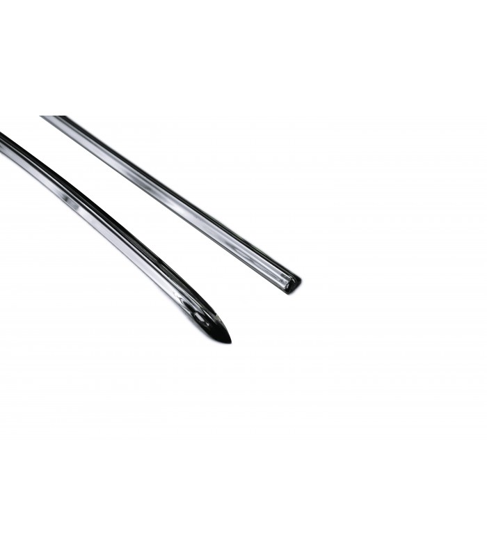 Baguette en inox poli de capot et de nez - A110 - 2