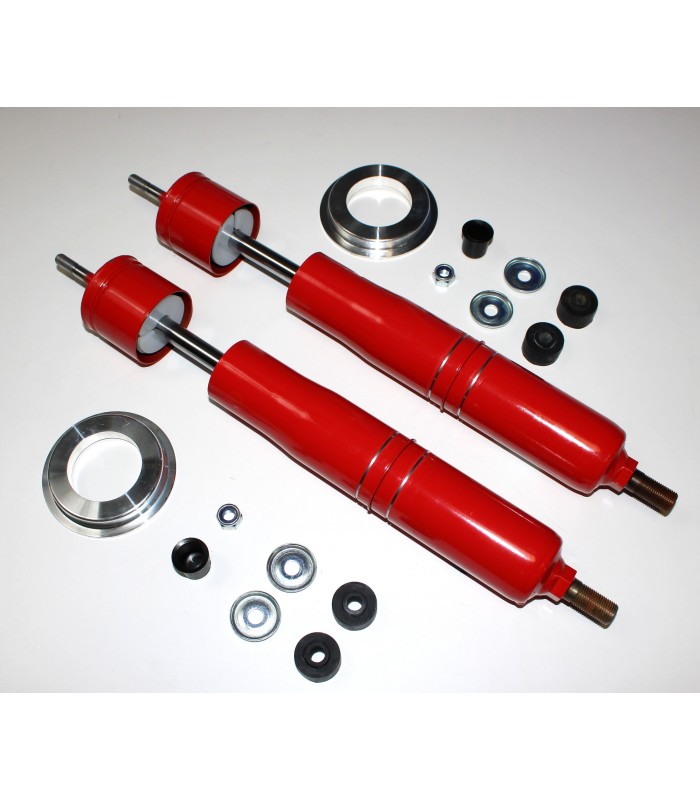 Pair of "Koni adjustable" front shock absorbers - Adjustable height under cup and setting - R12 Gordini / R15 / R17 - 1