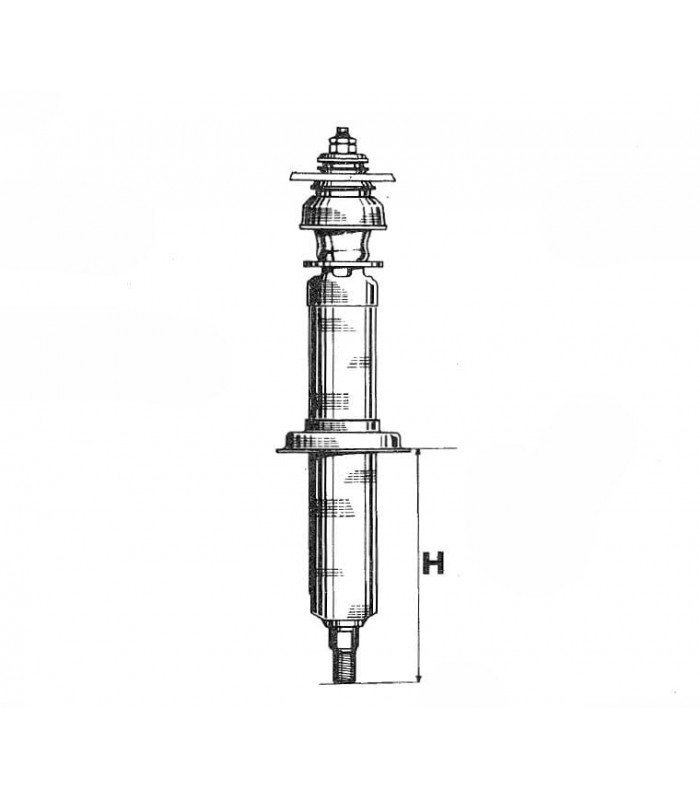 Pair of Rear Shock Absorbers "Original Setting" - R12 / R15 / R17 - 3