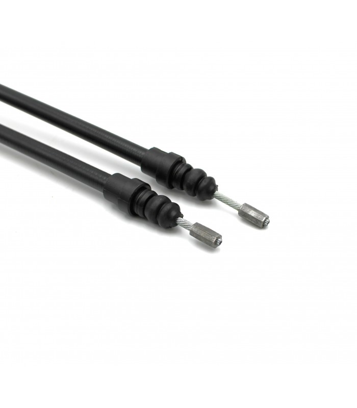 Pair of Right and Left Hand Brake Cables (Drum Brake) - R4 / R5 / R5 Alpine (1223) - Ref 7704001812 / 7700539866 - 3