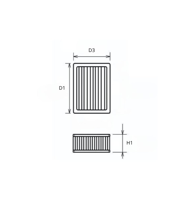 Filtre à air pour boîte à air d'origine - R5 Turbo - 2