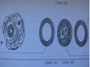 Clutch and gearbox parts for Simca / CG