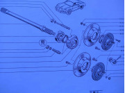 Brake parts for Simca / CG