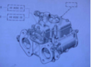 Carburetor parts and accessories for 4 CV