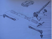 Steering and nose gear parts for Matradjet