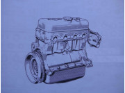 4L 845cc engine (Billancourt)