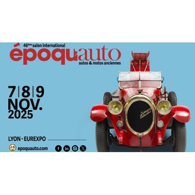 We will be present at Epoqu'Auto Lyon 2024We will be present at Epoqu'Auto Lyon 2025